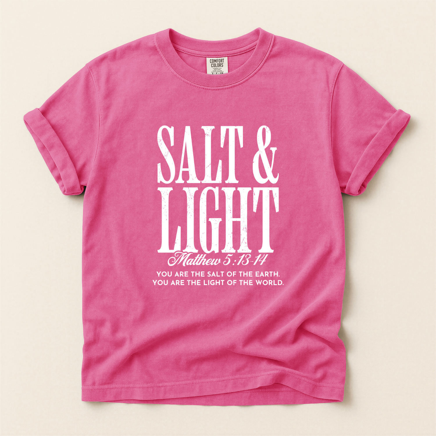 Salt and Light Comfort Colors Christian T-Shirt