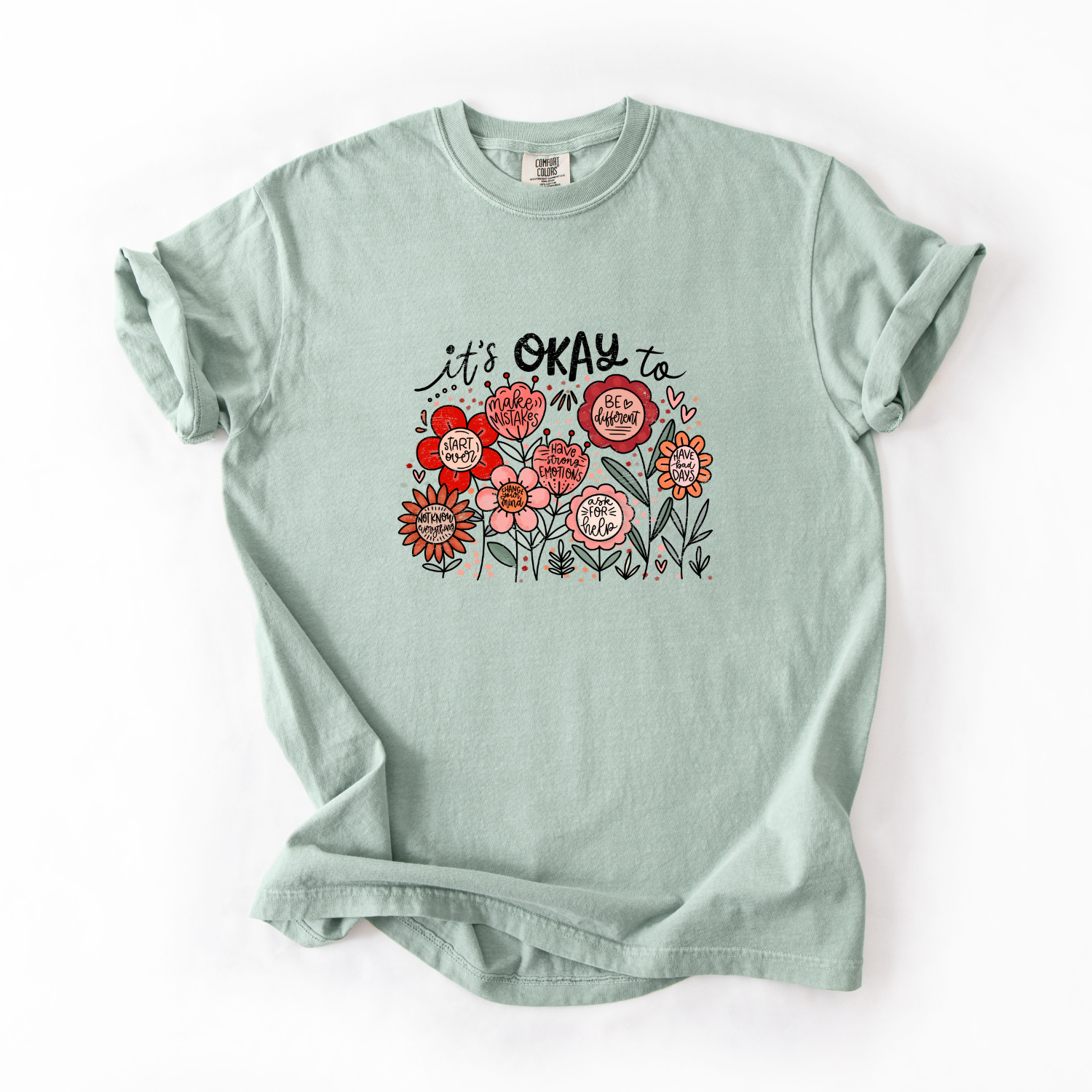 Positivity Floral Tee