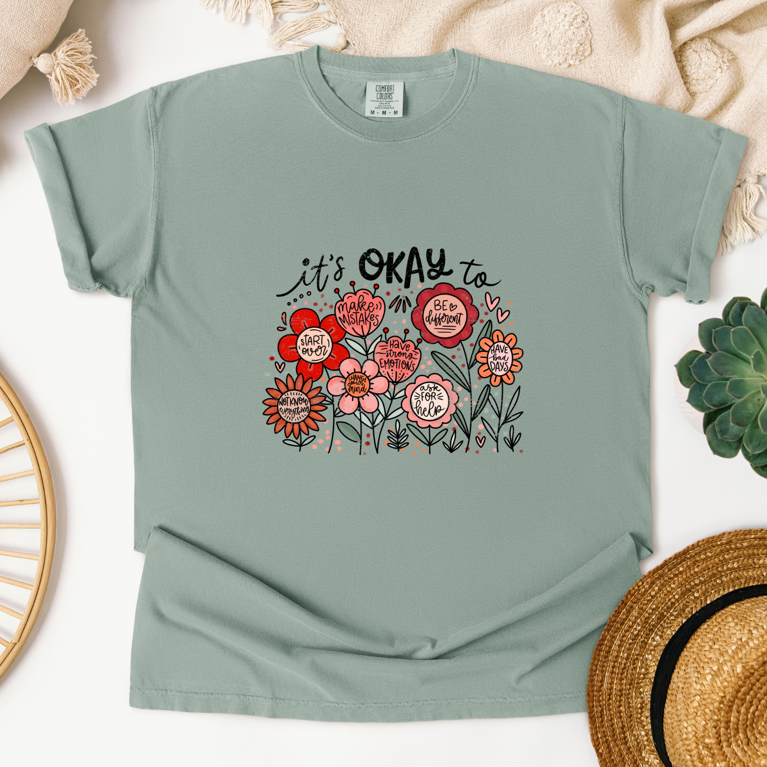 Positivity Floral Tee