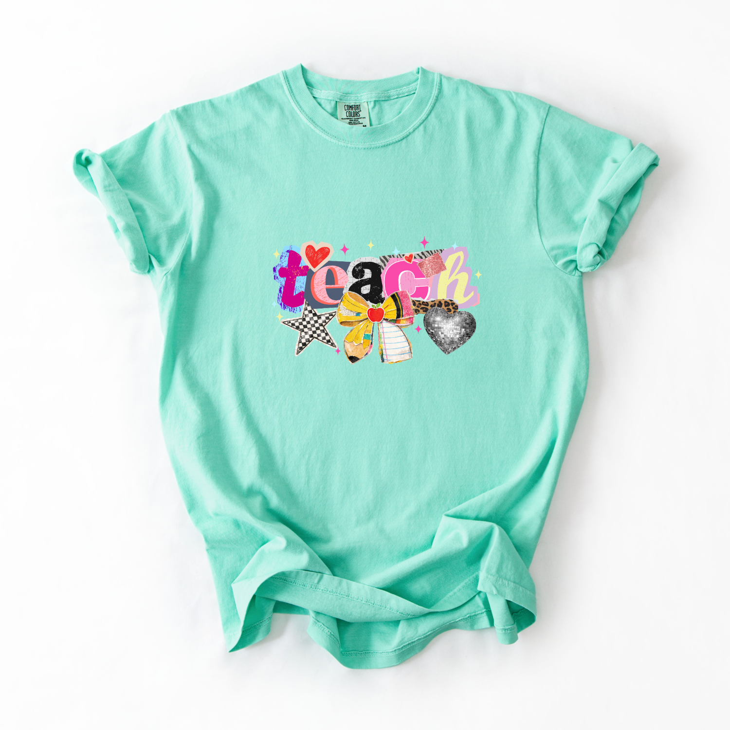 Teach  Graphic Elementary School Teacher Tee