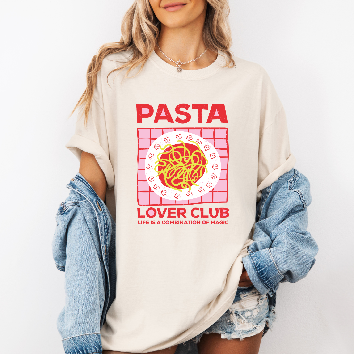 Pasta Lover Club Food Tee