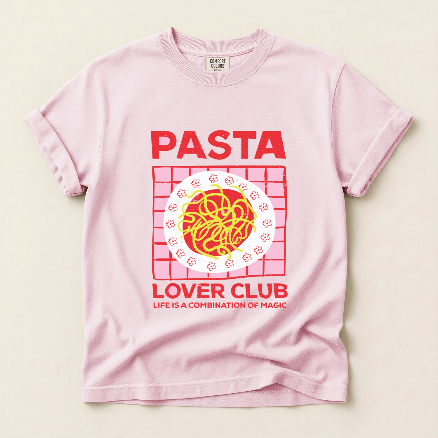 Pasta Lover Club Food Tee