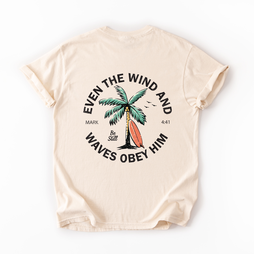Palm Tree Christian Comfort Colors T-Shirt