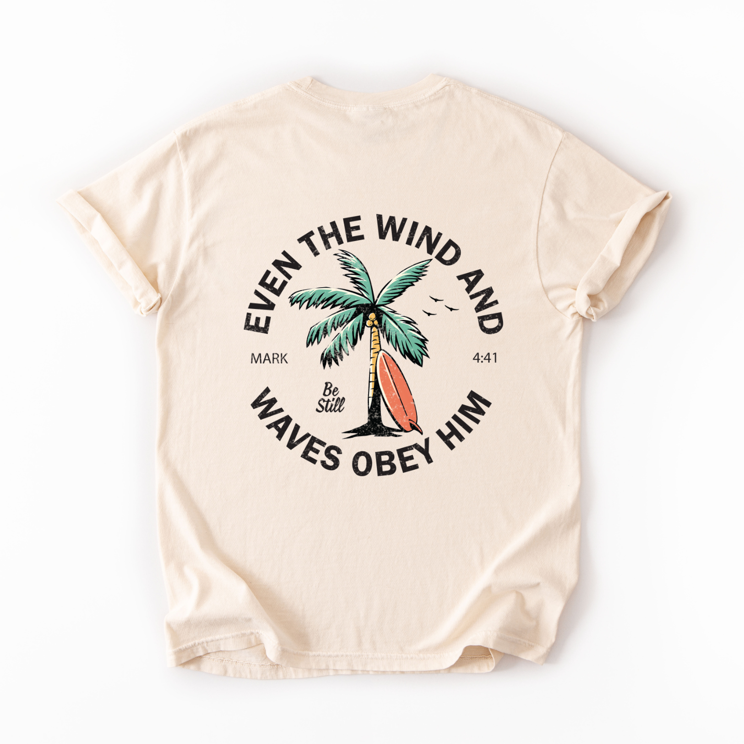 Palm Tree Christian Comfort Colors T-Shirt