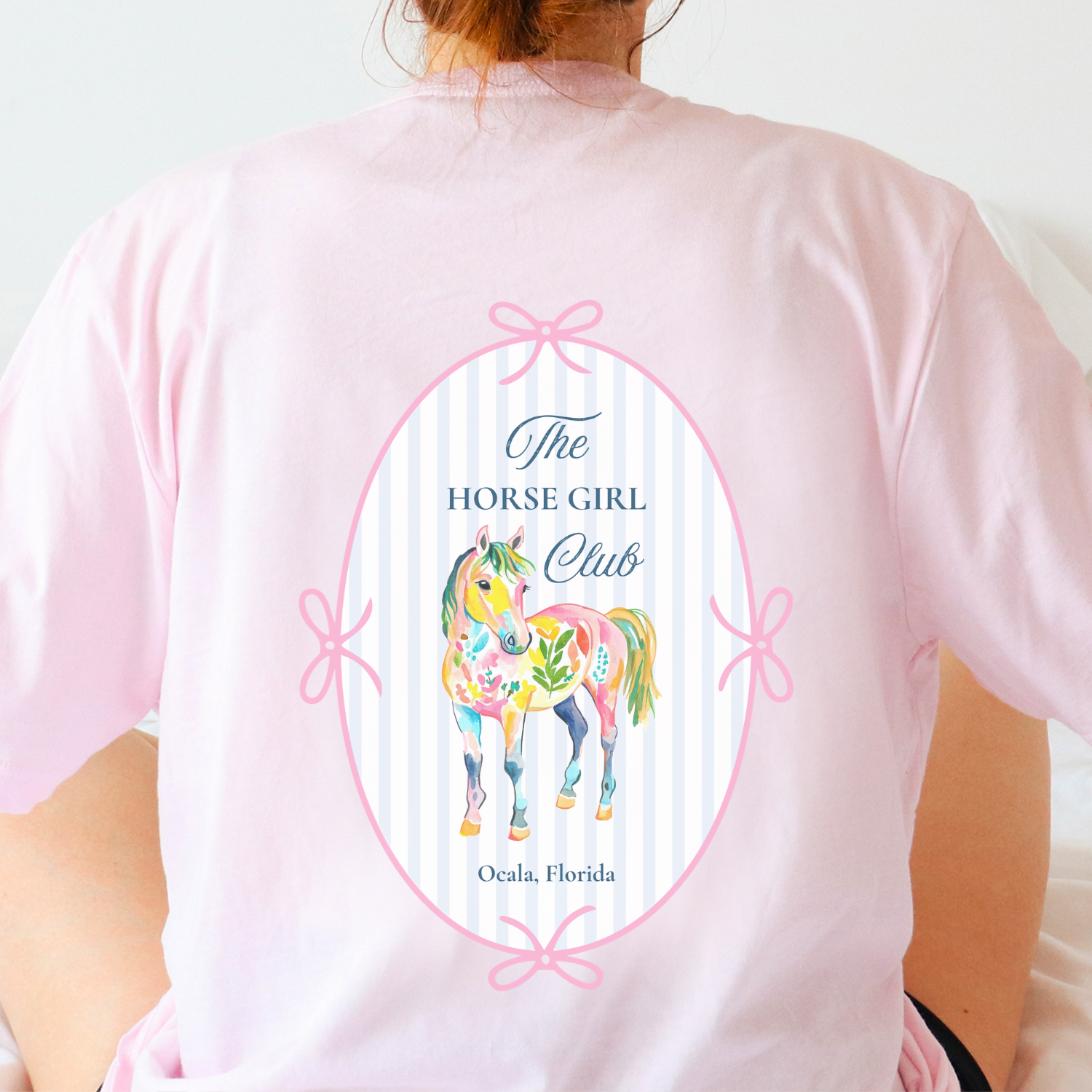 Preppy Horse Lover T-Shirt Ocala Florida