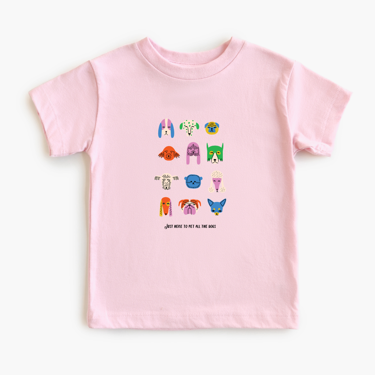 Kids pet lover t-shirt with dog graphics fun everyday youth clothing