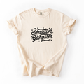 Off White t-shirt with 'Sensitive Gangster' text on a white background