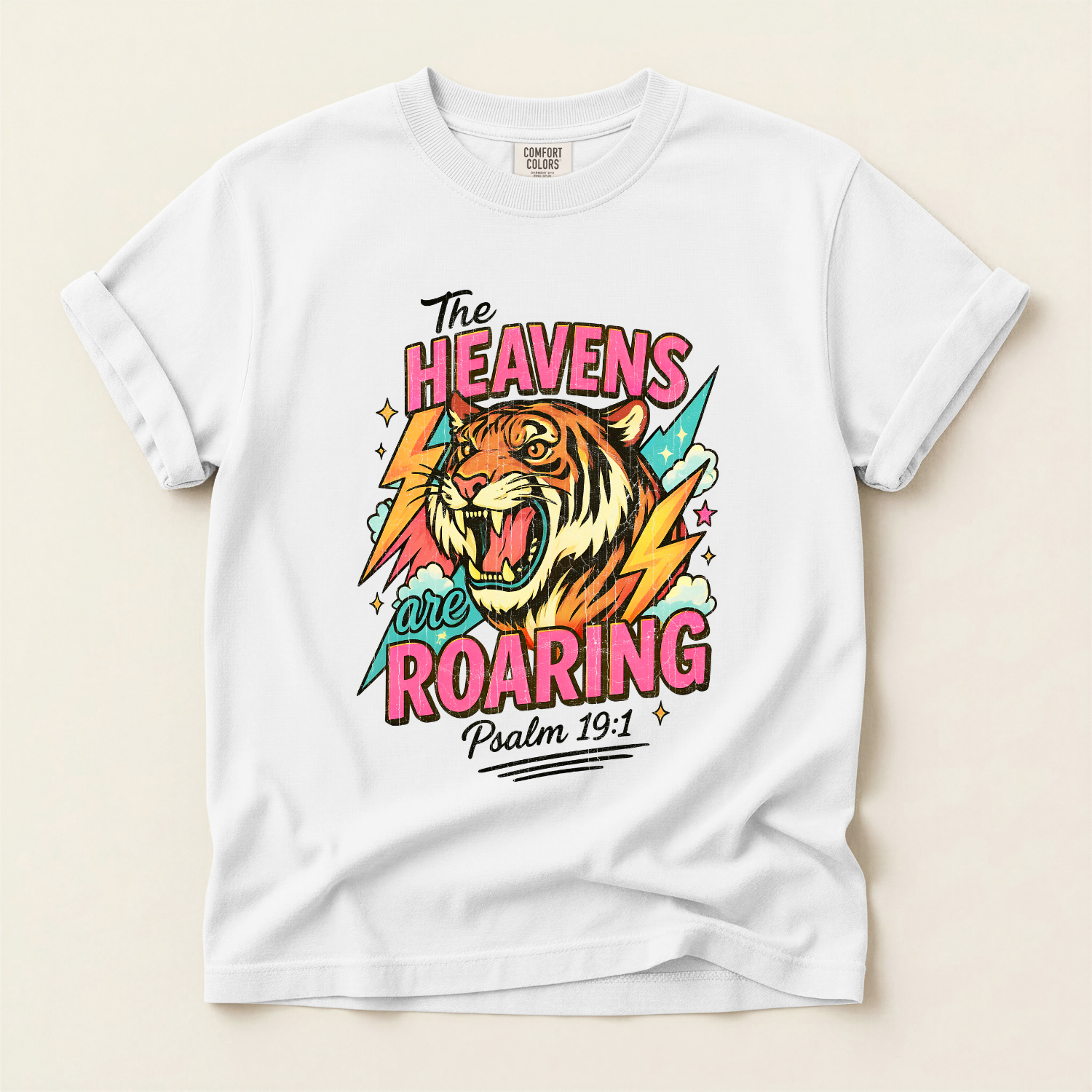 The Heavens are Roaring Christian Vintage T-Shirt