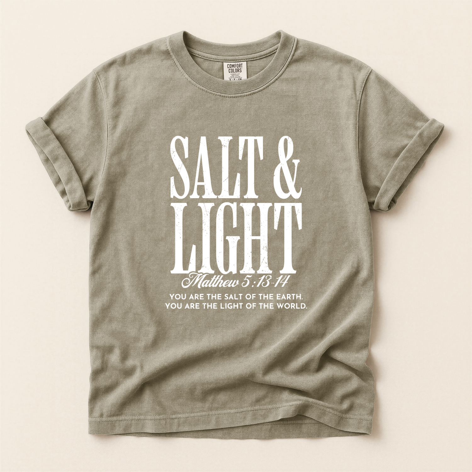 Salt and Light Comfort Colors Christian T-Shirt