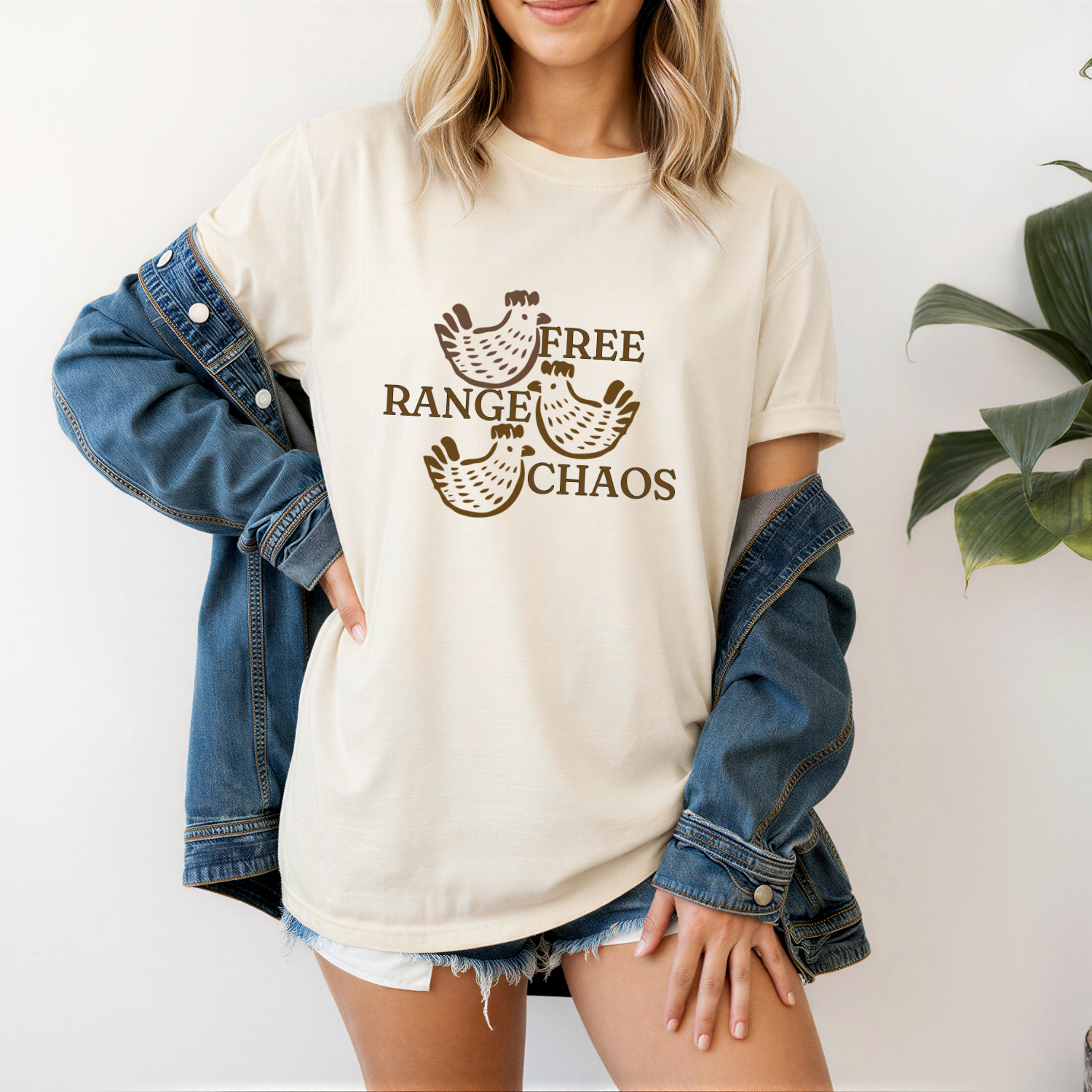 Free Range Chaos  Homestead Chicken Tee